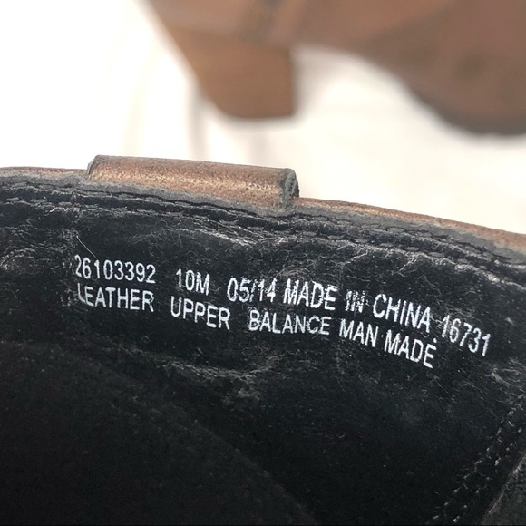 Clarks Brown leather booties Mission Halle Sz 10 M - Picture 11 of 15